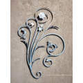 Wrought Iron Gate Decorative Component Forged Element For Wrought iron Window railing Or fence decoration Ornament